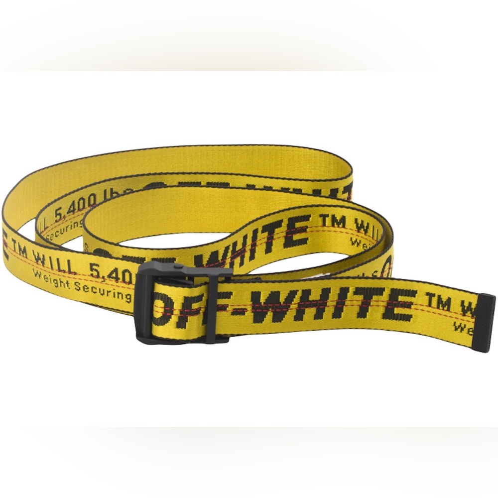 OFF-WHITE Yellow Classic Industrial Belt